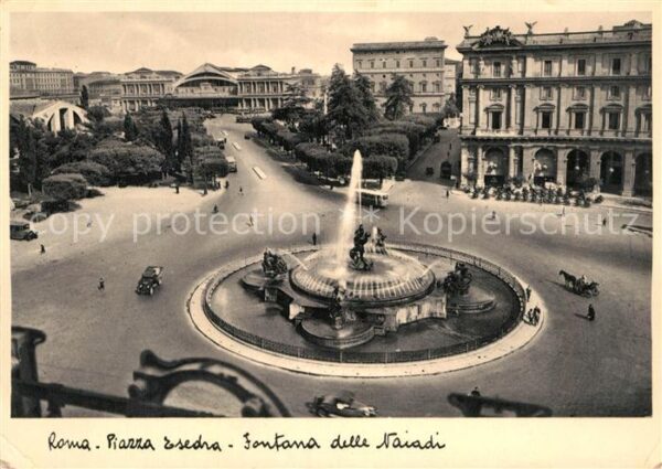 Roma Rom Piazza Esedra Fontana delle Naiadi