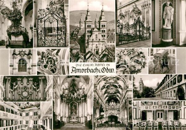 Amorbach Miltenberg Ehemalige Abtei Innenansichten