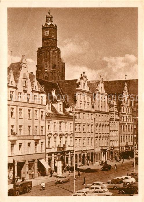 Wroclaw Fragment Rynku Marktplatz