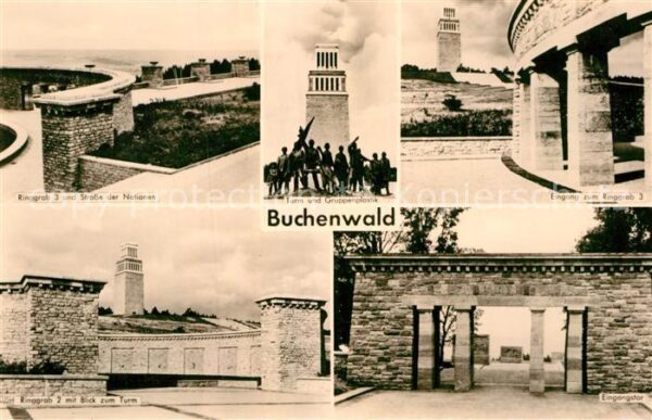 Buchenwald Weimar Mahn-und Gedenkstätte Ringgrab 3 Strass