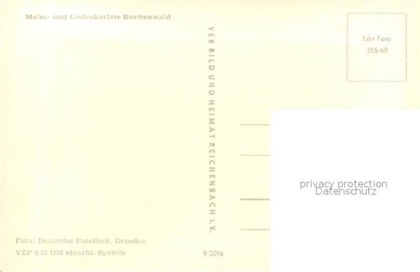 Buchenwald Weimar Mahn-und Gedenkstätte Ringgrab 3 Strass – Bild 2
