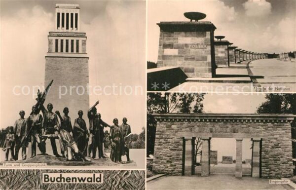 Buchenwald Weimar Mahn- und Gedenkstätte Strasse der Nati