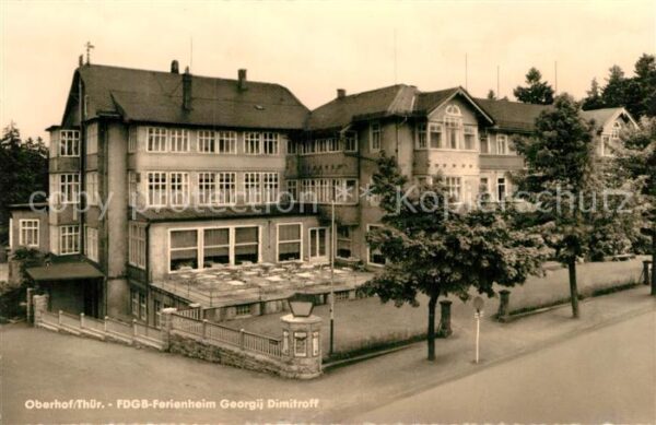Oberhof Thueringen FDGB-Ferienheim Georgij Dimitroff