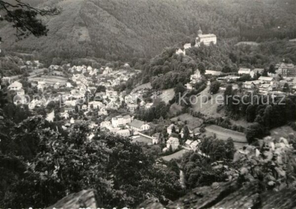 Schwarzburg Thueringer Wald Trippsteinblick