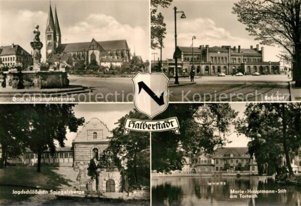 Halberstadt Bahnhof Jagdschlösschen Spiegelsberge M