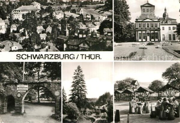 Schwarzburg Thueringer Wald Schloss Kaisersaalgebäude Fasanerie Tri