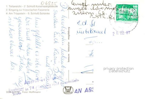 Schwarzburg Thueringer Wald Schloss Kaisersaalgebäude Fasanerie Tri – Bild 2