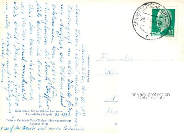 Antonshoehe Breitenbrunn Sanatorium – Bild 2