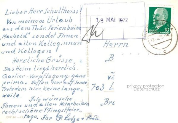 Friedrichroda Heim Walter Ulbricht Heim Hermann Danz – Bild 2