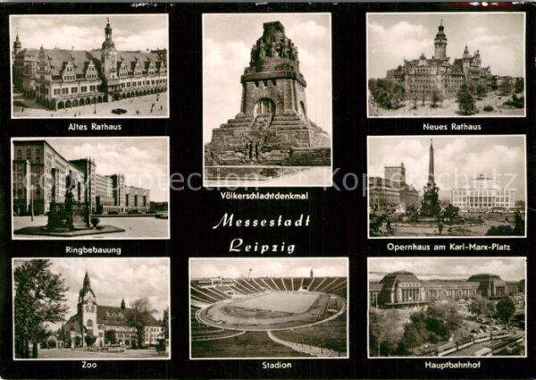 Leipzig Zoo Stadion Hauptbahnhof Opernhaus Völk