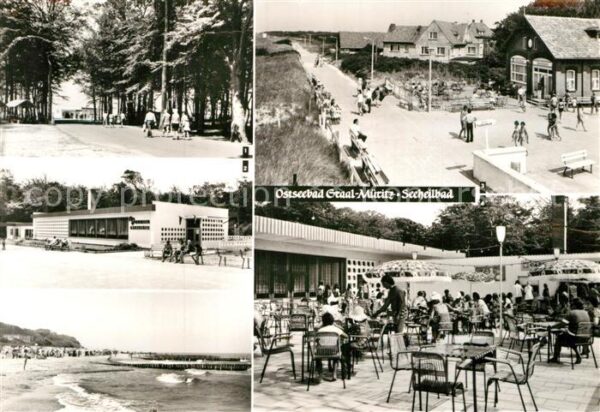 Graal-Mueritz Ostseebad Broiler-Gaststätte Milchbar Seestern Ca