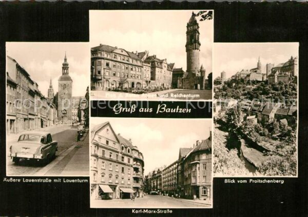 Bautzen Äussere Lauenstrasse Lauenturm Karl-Mar