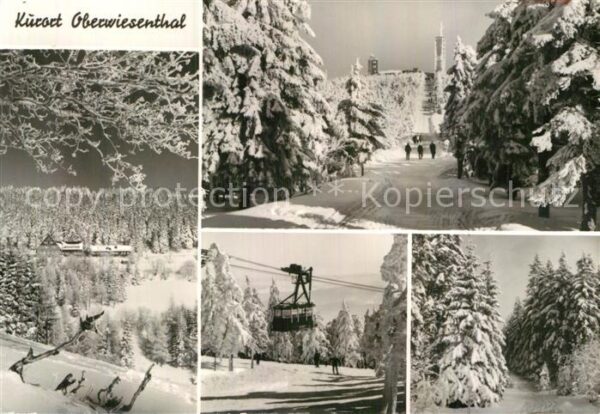 Oberwiesenthal Erzgebirge Bergheim Fichtelberg Seilbahn