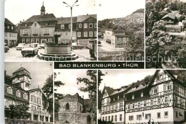 Bad Blankenburg Marktplatz Stadthalle Schweizerhaus Fer