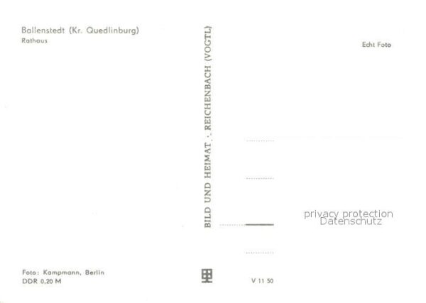 Ballenstedt Rathaus – Bild 2
