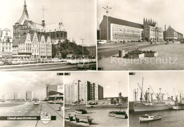 Rostock Ernst-Thälmann-Platz Rathaus Hochhaus V