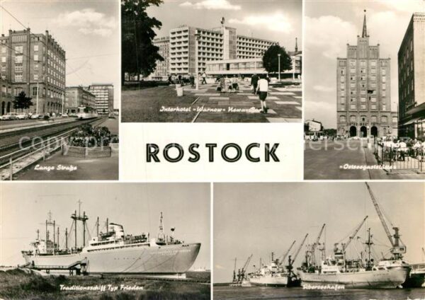 Rostock Lange Strasse Interhotel Warnow Ostseeg