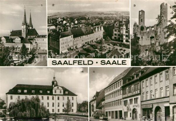 Saalfeld Saale Marktplatz Blankenburger Strasse Burgru