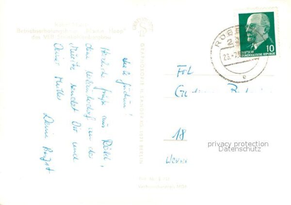 Roebel Mueritz Betriebserholungsheim Martin Hoop – Bild 2