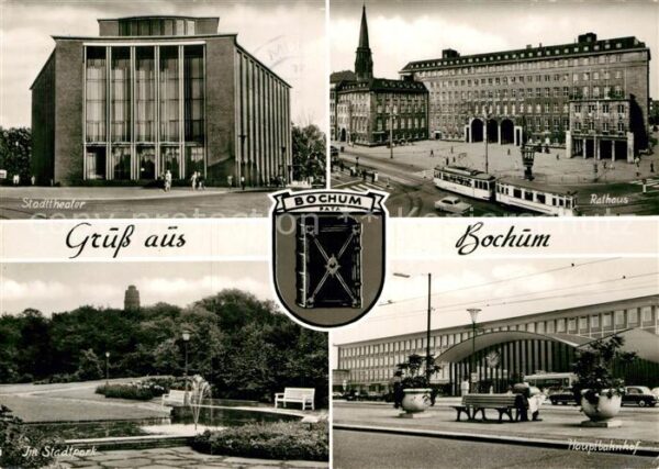 Bochum Stadttheater Rathaus Hauptbahnhof Stadt