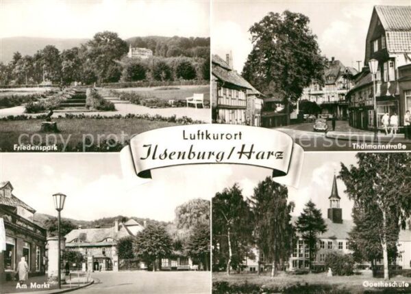 Ilsenburg Harz Friedenspark Thälmannstrasse Markt Goet