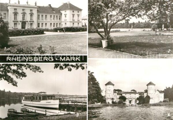 Rheinsberg Schloss See Dampferanlegestelle