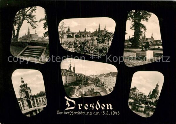 Dresden Vor der Zerstörung am 13.2.1945