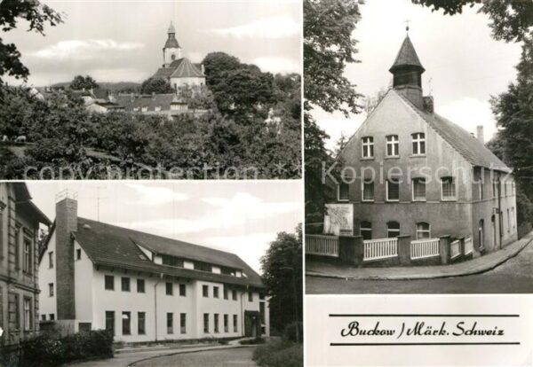 Buckow Maerkische Schweiz Evangelische Kirche Katholisches Pfarrh