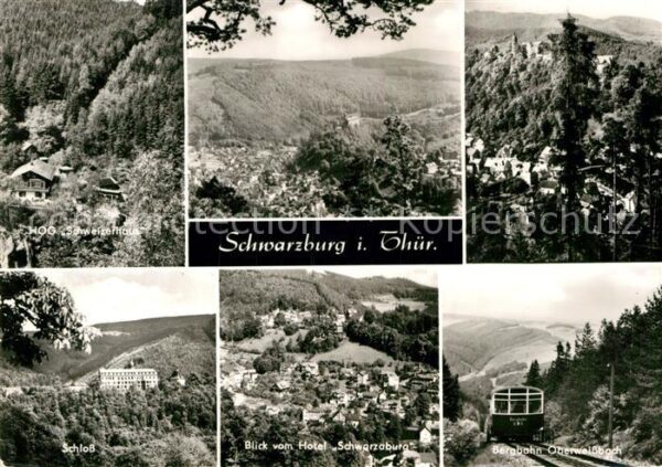 Schwarzburg Thueringer Wald HOG Schweizerhaus Bergbahn Oberweissbac