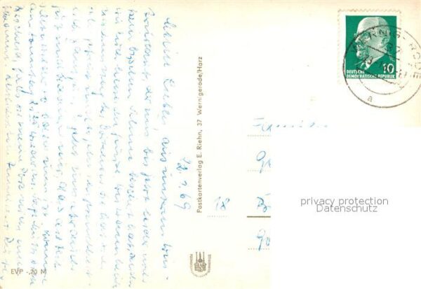 Wernigerode Harz Marktstrasse Rathaus Schöne Ecke Lenins – Bild 2
