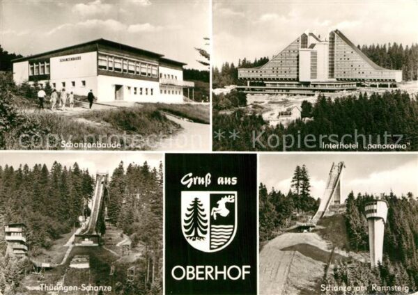 Oberhof Thueringen Schanzenbaude Interhotel Panorama Schan