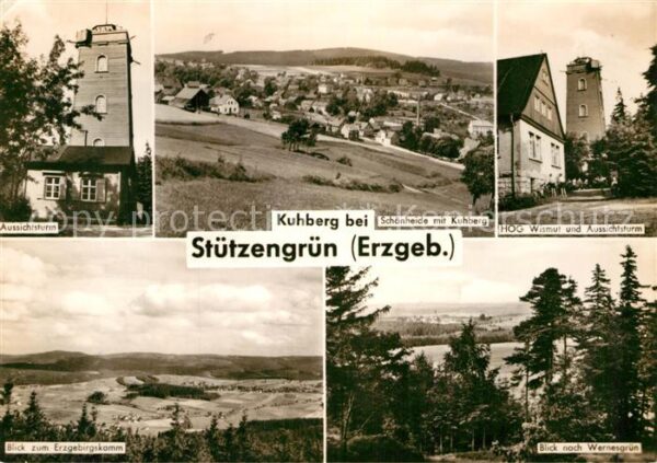 Kuhberg Stuetzengruen Aussichtsturm HOG Wismut Schönheide Erz