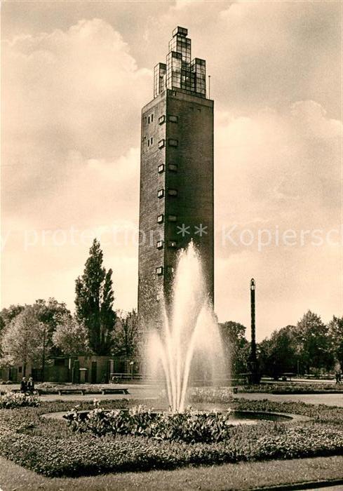 Magdeburg Ausstellungsturm Adolf-Mittag-See