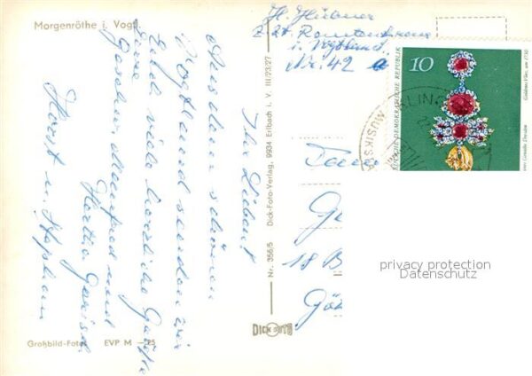 Morgenroethe-Rautenkranz Forst-Internat Reichsbahnerheim Hessmüh – Bild 2