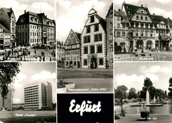 Erfurt Weinrestaurant Hohe Lille Fischmarkt Ho