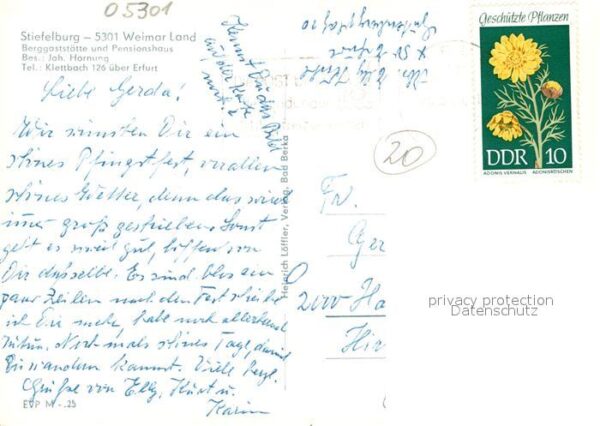 Nauendorf Kranichfeld Berggaststätte-Pensionshaus Stiefelburg – Bild 2
