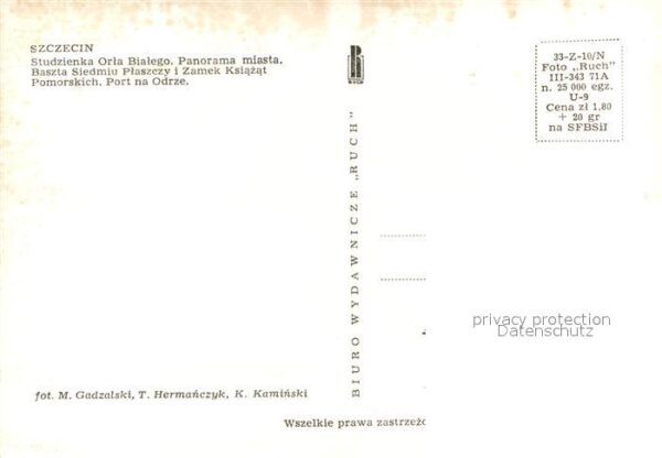 Szczecin Stettin Studzienka Orla Bialego Baszta Siedmiu – Bild 2