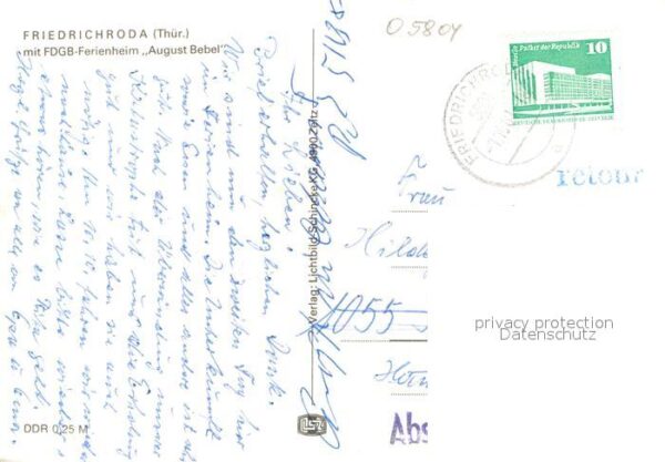 Friedrichroda Ferienheim August Bebel – Bild 2