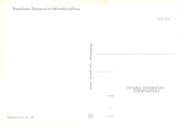 Wendefurth Rappbode-Talsperre – Bild 2