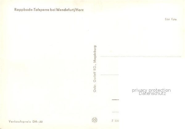 Rappbodetalsperre Wendefurth – Bild 2