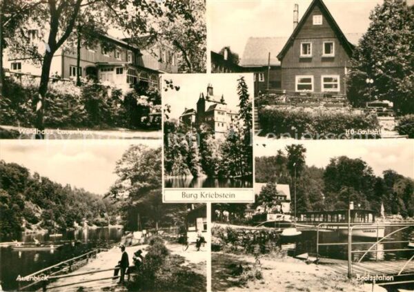 Kriebstein Burg Waldhaus Lauenhain Gaststätte Boot
