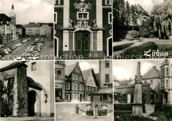 Loebau Sachsen Rathaus Platz der Befreiung Arbeiterged