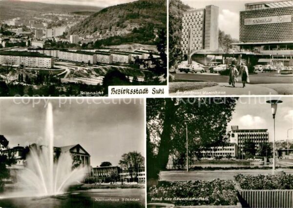 Suhl Thueringer Wald Centrum-Warenhaus Kulturhaus 7. Oktober