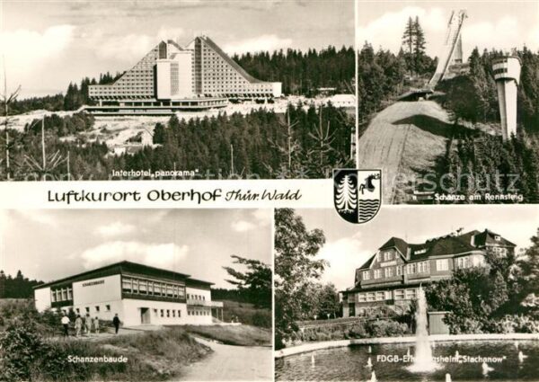 Oberhof Thueringen Interhotel Panorama Schanzenbaude Erhol