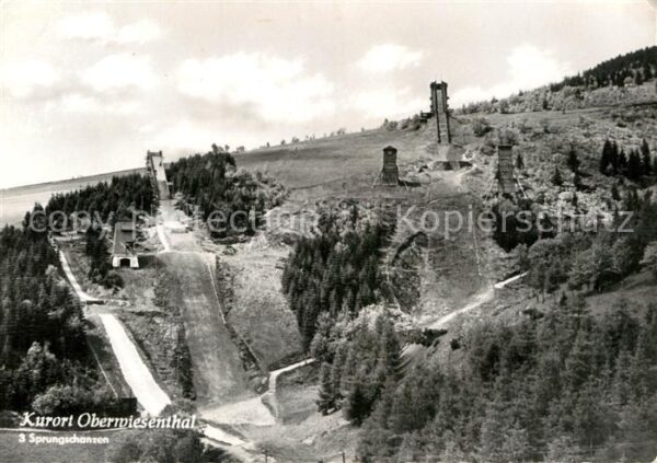 Oberwiesenthal Erzgebirge 3 Sprungschanzen