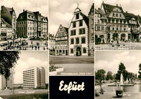 Erfurt Fischmarkt Hotel Tourist Weinrestaurant