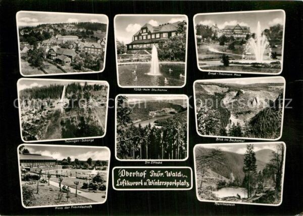 Oberhof Thueringen Haus der Freundschaft Pfanntalsteich Be