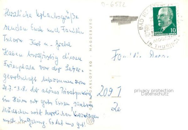 Bad Klosterlausnitz Moorbad Textilien-Geschäft – Bild 2