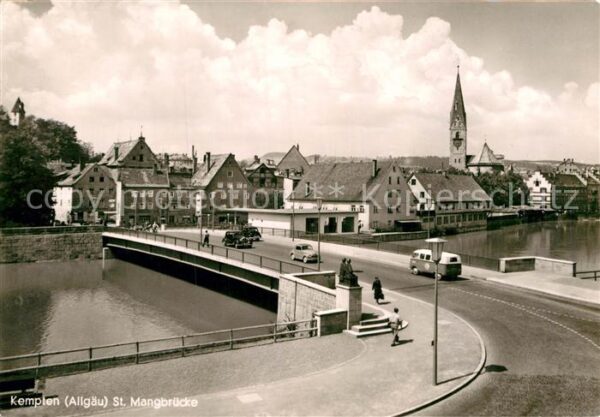 Kempten Allgaeu St. Mangbrücke