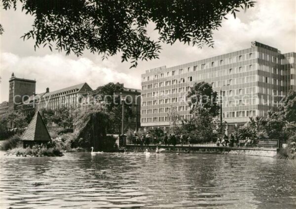 Leipzig Schwanenteich Goethestrasse